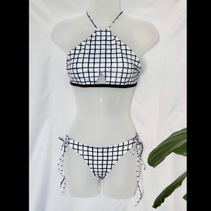 Tavik Jett Grid Bikini Bottom | Size